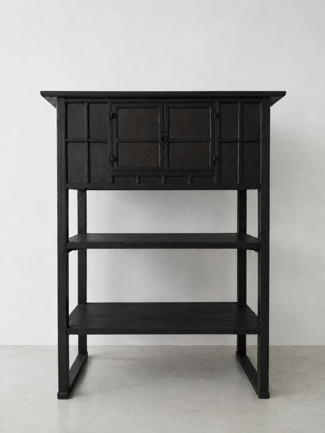 Black Wood Shelf